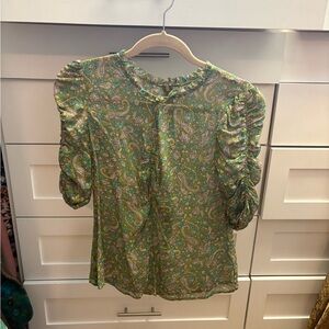 Silk Veronica beard blouse